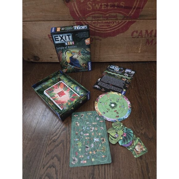 EXIT The Game - Jungle of Riddles Brainteasers Kid's Activity, Cooperative Game - Picture 4 of 9